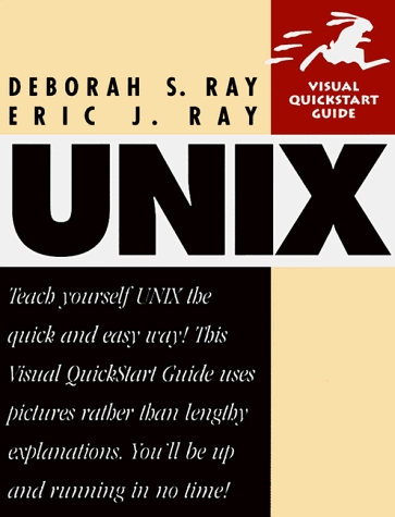 Book cover : UNIX: Visual QuickStart Guide