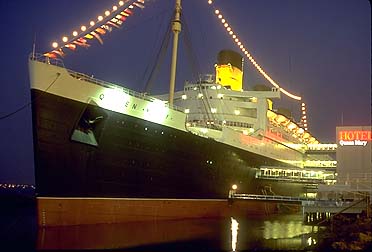 Queen Mary at Night